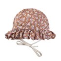 Hi Little One kapelusz przeciwsłoneczny dla dziewczynki BOHO FLO Rust roz M Pom Pom Hi Little One kapelusz przeciwsłoneczny dla dziewczynki BOHO FLO Rust roz M Pom Pom