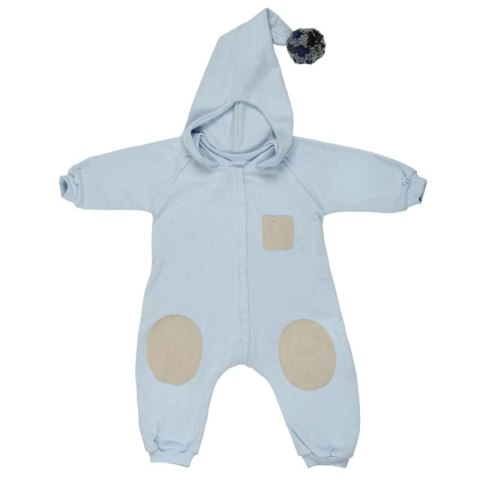 Hi Little One kombinezon całoroczny z kapturem TOG 2,0 OverSize BOHO Blue roz S Pom Pom Hi Little One kombinezon całoroczny z kapturem TOG 2,0 OverSize BOHO Blue roz S Pom Pom