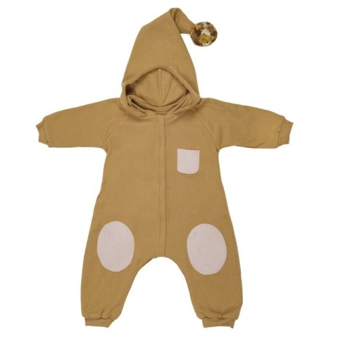 Hi Little One kombinezon całoroczny z kapturem TOG 2,0 OverSize BOHO Mustard roz M Pom Pom Hi Little One kombinezon całoroczny z kapturem TOG 2,0 OverSize BOHO Mustard roz M Pom Pom