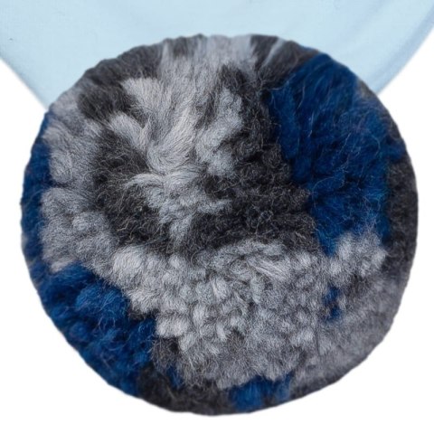 Hi Little One komin bandana zimowa dla niemowlaka ALPACA BOHO Blue M Pom Pom Hi Little One komin bandana zimowa dla niemowlaka ALPACA BOHO Blue M Pom Pom