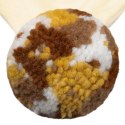 Hi Little One komin bandana zimowa dla niemowlaka ALPACA BOHO Ivory/Brown M Pom Pom Hi Little One komin bandana zimowa dla niemowlaka ALPACA BOHO Ivory/Brown M Pom Pom