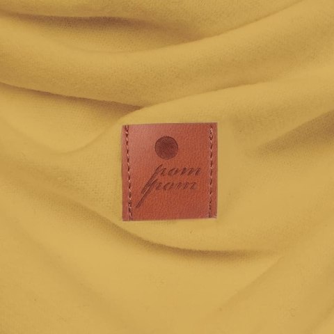 Hi Little One komin bandana zimowa dla niemowlaka ALPACA BOHO Mustard M Pom Pom Hi Little One komin bandana zimowa dla niemowlaka ALPACA BOHO Mustard M Pom Pom