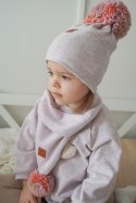 Hi Little One komin bandana zimowa dla niemowlaka ALPACA BOHO Mustard M Pom Pom Hi Little One komin bandana zimowa dla niemowlaka ALPACA BOHO Mustard M Pom Pom