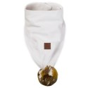 Hi Little One komin bandana zimowa dla niemowlaka ALPACA BOHO White/Brown M Pom Pom Hi Little One komin bandana zimowa dla niemowlaka ALPACA BOHO White/Brown M Pom Pom