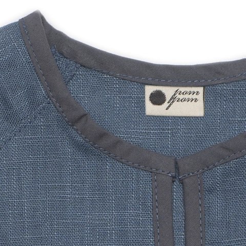 Hi Little One koszulka ze spodenkami z lnu BOHO LEO Blue roz L Pom Pom Hi Little One koszulka ze spodenkami z lnu BOHO LEO Blue roz L Pom Pom