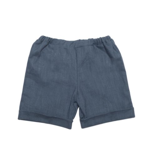 Hi Little One koszulka ze spodenkami z lnu BOHO LEO Blue roz L Pom Pom Hi Little One koszulka ze spodenkami z lnu BOHO LEO Blue roz L Pom Pom