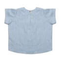 Hi Little One koszulka ze spodenkami z lnu BOHO LEO Light Blue roz S Pom Pom Hi Little One koszulka ze spodenkami z lnu BOHO LEO Light Blue roz S Pom Pom