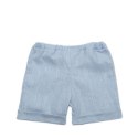Hi Little One koszulka ze spodenkami z lnu BOHO LEO Light Blue roz S Pom Pom Hi Little One koszulka ze spodenkami z lnu BOHO LEO Light Blue roz S Pom Pom