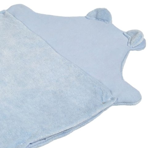 Hi Little One mata niemowlęca z kocykiem MIŚ Blue Pom Pom Hi Little One mata niemowlęca z kocykiem MIŚ Blue Pom Pom