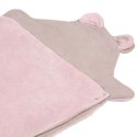 Hi Little One mata niemowlęca z kocykiem MIŚ Blush/Pink Pom Pom Hi Little One mata niemowlęca z kocykiem MIŚ Blush/Pink Pom Pom
