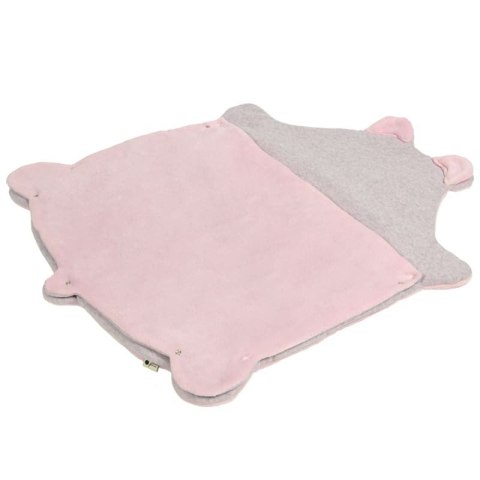 Hi Little One mata niemowlęca z kocykiem MIŚ Dark Pink/Pink Pom Pom Hi Little One mata niemowlęca z kocykiem MIŚ Dark Pink/Pink Pom Pom