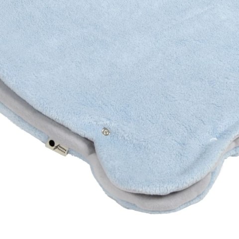 Hi Little One mata niemowlęca z kocykiem MIŚ Grey/Blue Pom Pom Hi Little One mata niemowlęca z kocykiem MIŚ Grey/Blue Pom Pom