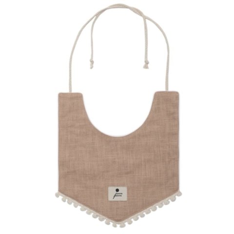 Hi Little One śliniak wiązany BOHO LEO Powder Pom Pom Hi Little One śliniak wiązany BOHO LEO Powder Pom Pom