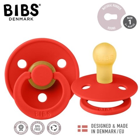 BIBS COLOUR CANDY APPLE S Smoczek uspokajający kauczuk Hevea BIBS COLOUR CANDY APPLE S Smoczek uspokajający kauczuk Hevea
