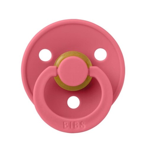BIBS COLOUR CORAL M Smoczek Uspokajający kauczuk Hevea BIBS COLOUR CORAL M Smoczek Uspokajający kauczuk Hevea