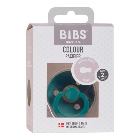 BIBS COLOUR EVERGREEN M Smoczek Uspokajający kauczuk Hevea BIBS COLOUR EVERGREEN M Smoczek Uspokajający kauczuk Hevea