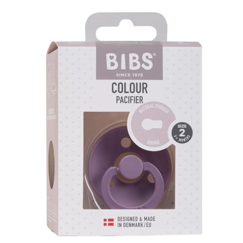 BIBS COLOUR LAVENDER M Smoczek Uspokajający kauczuk Hevea BIBS COLOUR LAVENDER M Smoczek Uspokajający kauczuk Hevea
