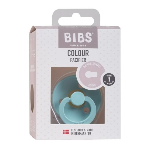 BIBS COLOUR MINT S Smoczek Uspokajający kauczuk Hevea BIBS COLOUR MINT S Smoczek Uspokajający kauczuk Hevea