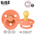 BIBS COLOUR PAPAYA S Smoczek uspokajający kauczuk Hevea BIBS COLOUR PAPAYA S Smoczek uspokajający kauczuk Hevea