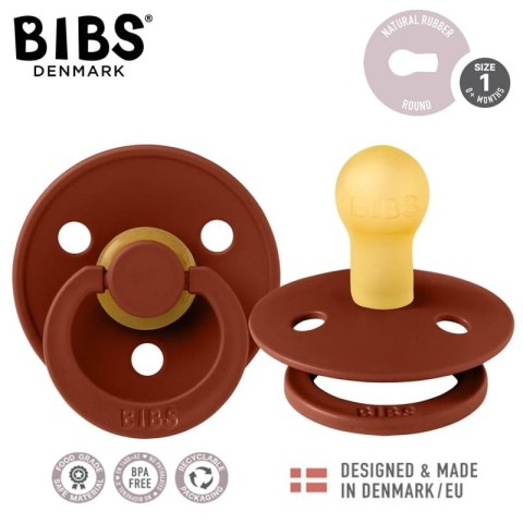 BIBS COLOUR RUST S Smoczek Uspokajający kauczuk Hevea BIBS COLOUR RUST S Smoczek Uspokajający kauczuk Hevea