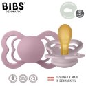 BIBS SUPREME 2-PACK DUSKY LILAC & HEATHER M Smoczek symetryczny kauczuk Hevea BIBS SUPREME 2-PACK DUSKY LILAC & HEATHER M Smoczek symetryczny kauczuk Hevea