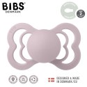 BIBS SUPREME 2-PACK DUSKY LILAC & HEATHER M Smoczek symetryczny kauczuk Hevea BIBS SUPREME 2-PACK DUSKY LILAC & HEATHER M Smoczek symetryczny kauczuk Hevea