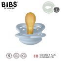 BIBS SUPREME 2-PACK IRON & BABY BLUE S Smoczek symetryczny kauczuk Hevea BIBS SUPREME 2-PACK IRON & BABY BLUE S Smoczek symetryczny kauczuk Hevea