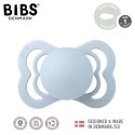 BIBS SUPREME 2-PACK IRON & BABY BLUE S Smoczek symetryczny kauczuk Hevea BIBS SUPREME 2-PACK IRON & BABY BLUE S Smoczek symetryczny kauczuk Hevea