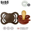 BIBS SUPREME 2-PACK RUST & MOCHA S Smoczek symetryczny kauczuk Hevea BIBS SUPREME 2-PACK RUST & MOCHA S Smoczek symetryczny kauczuk Hevea