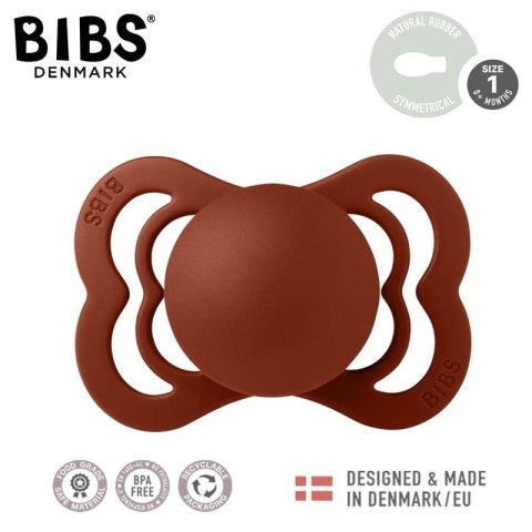 BIBS SUPREME 2-PACK RUST & MOCHA S Smoczek symetryczny kauczuk Hevea BIBS SUPREME 2-PACK RUST & MOCHA S Smoczek symetryczny kauczuk Hevea