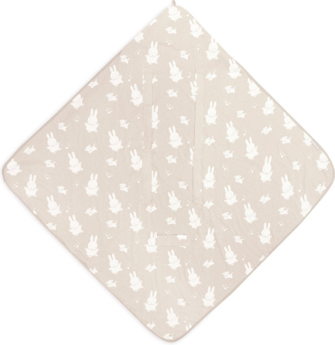 Kocyk 85x85 cm Miffy&Snuffy Nougat Jollein Kocyk 85x85 cm Miffy&Snuffy Nougat Jollein