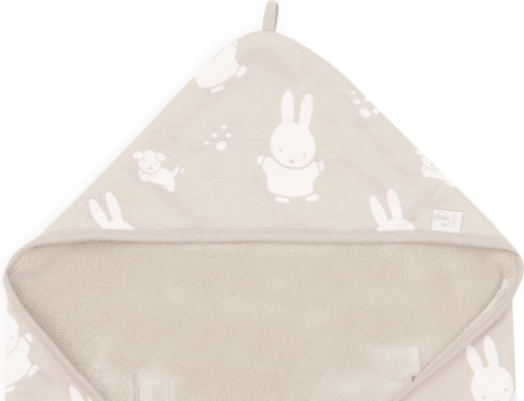 Kocyk 85x85 cm Miffy&Snuffy Nougat Jollein Kocyk 85x85 cm Miffy&Snuffy Nougat Jollein