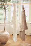 Kocyk 85x85 cm Miffy&Snuffy Nougat Jollein Kocyk 85x85 cm Miffy&Snuffy Nougat Jollein