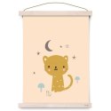 Petit Monkey - Poster Leopard pastel peach 42 x 29,7 cm Petit Monkey - Poster Leopard pastel peach 42 x 29,7 cm