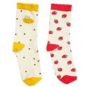 Rockahula Kids 2 pary skarpetek dla dziewczynki Strawberry Bee roz 17-19 cm Rockahula Kids 2 pary skarpetek dla dziewczynki Strawberry Bee roz 17-19 cm