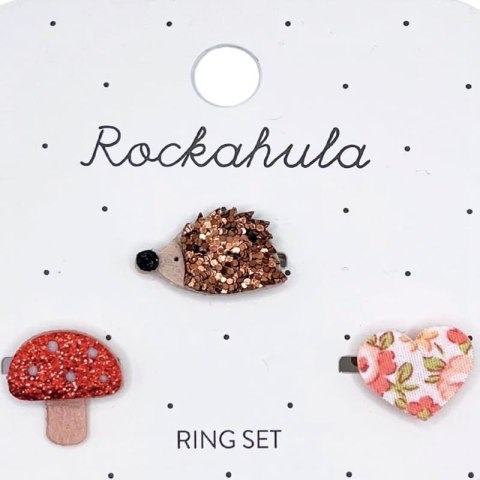 Rockahula Kids pierścionki dla dziewczynki 3 szt. Hattie Hedgehog Rockahula Kids pierścionki dla dziewczynki 3 szt. Hattie Hedgehog