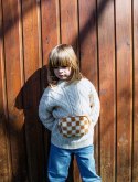 Rockahula Kids torebka dla dziewczynki Toffee Check Furry Bum Rockahula Kids torebka dla dziewczynki Toffee Check Furry Bum