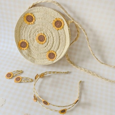 Rockahula Kids torebka dla dziewczynki pleciona Sunflower Rockahula Kids torebka dla dziewczynki pleciona Sunflower