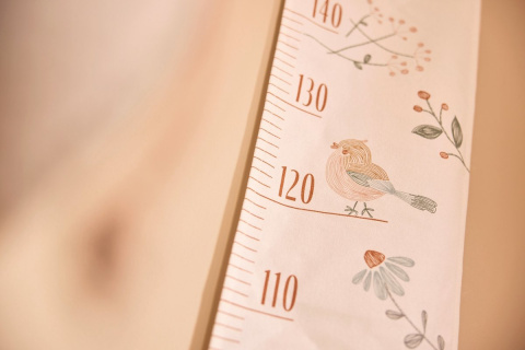 Tabela pomiaru wzrostu dla dzieci Lovely Birds Tabela pomiaru wzrostu dla dzieci Lovely Birds