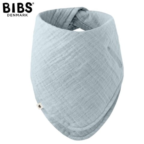 BIBS BANDANA BIB BABY BLUE bandanka śliniak z kieszonką na smoczek 100% organic cotton BIBS BANDANA BIB BABY BLUE bandanka śliniak z kieszonką na smoczek 100% organic cotton