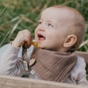 BIBS BANDANA BIB DARK OAK bandanka śliniak z kieszonką na smoczek 100% organic cotton BIBS BANDANA BIB DARK OAK bandanka śliniak z kieszonką na smoczek 100% organic cotton