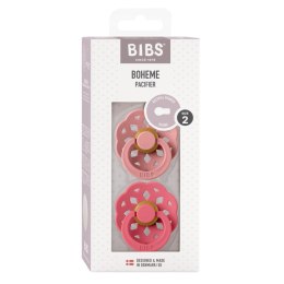 BIBS BOHEME 2-PACK Dusty Pink & Coral M