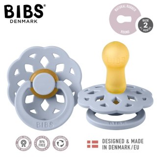 BIBS BOHEME DUSTY BLUE M Smoczek Uspokajający kauczuk Hevea