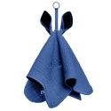 BIBS CUDDLE CLOTH KANGAROO CORNFLOWER Pieluszka przytulanka z zawieszką na smoczek