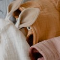 BIBS CUDDLE CLOTH KANGAROO IVORY Pieluszka przytulanka z zawieszką na smoczek