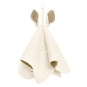 BIBS CUDDLE CLOTH KANGAROO IVORY Pieluszka przytulanka z zawieszką na smoczek