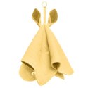 BIBS CUDDLE CLOTH KANGAROO PALE BUTTER Pieluszka przytulanka z zawieszką na smoczek BIBS CUDDLE CLOTH KANGAROO PALE BUTTER Pieluszka przytulanka z zawieszką na smoczek