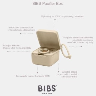 BIBS PACIFIER BOX PETROL 2 w 1 etui do smoczków oraz pojemnik do sterylizacji smoczków