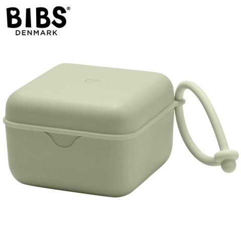 BIBS PACIFIER BOX SAGE 2 w 1 etui do smoczków oraz pojemnik do sterylizacji smoczków BIBS PACIFIER BOX SAGE 2 w 1 etui do smoczków oraz pojemnik do sterylizacji smoczków