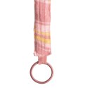 BIBS PACIFIER BRAID TIE DYE MORNING SUNSET zawieszka do smoczków 100% organic cotton BIBS PACIFIER BRAID TIE DYE MORNING SUNSET zawieszka do smoczków 100% organic cotton